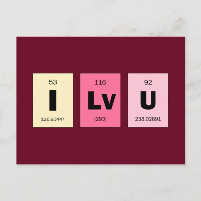 Carte Postale Geek Nerd Science (Devant)