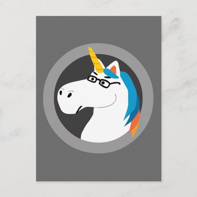 Carte Postale Geekicorn (Devant)