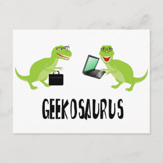 Carte Postale geekosaurus
