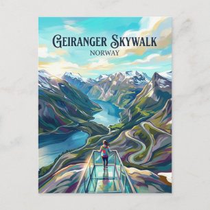 Carte Postale Geiranger Skywalk - Dalsnibba Norvège