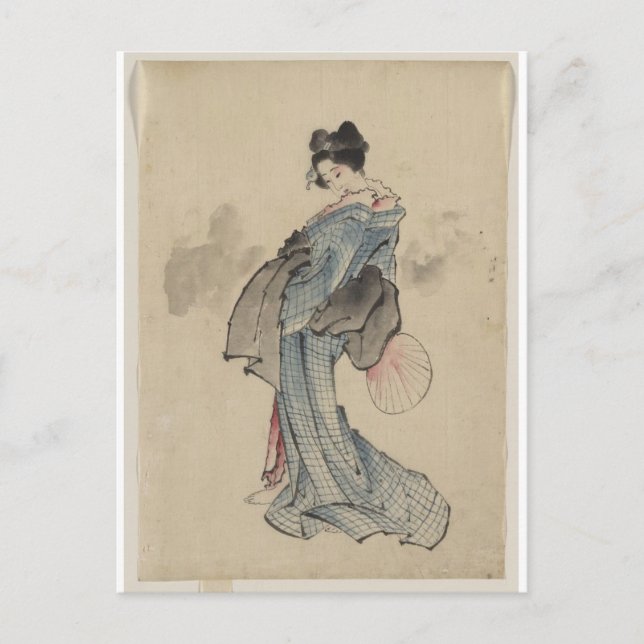 Carte Postale Geisha (Devant)