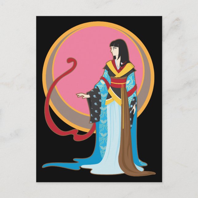 Carte Postale Geisha Fusion (Devant)