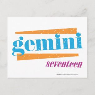 Carte Postale Gemini Aqua