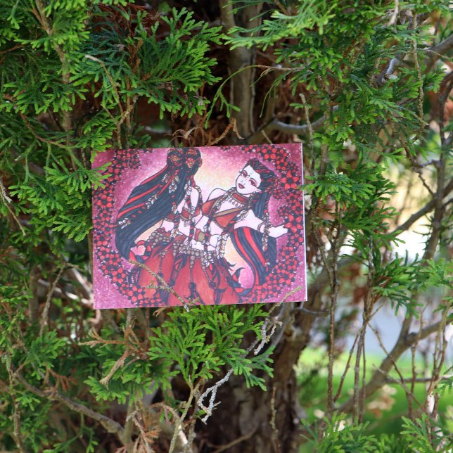 Carte postale Gemini Bellydancer (Créateur téléchargé)