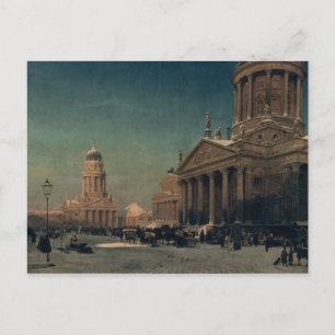 Carte Postale Gendarmenmarkt en hiver, 1857