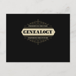 Carte Postale Généalogie Préserver Le Passé Inspirer L'Avenir