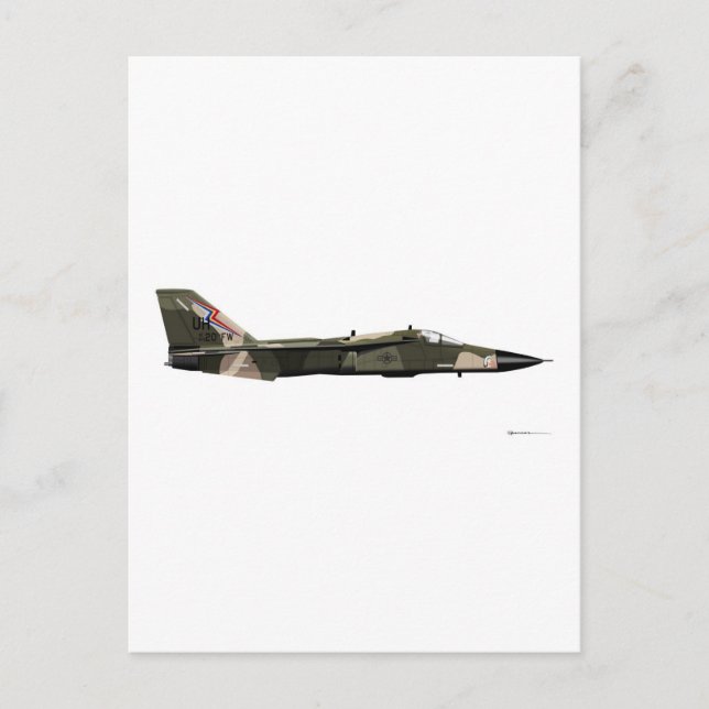 Carte Postale General Dynamics F-111 Aardvark (Devant)