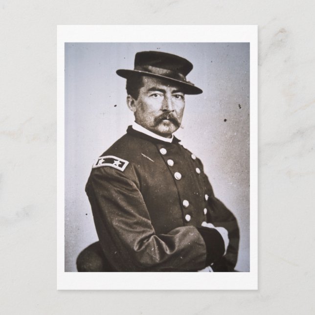 Carte Postale General Philip H. Sheridan (1831-88) (b/w photo) (Devant)