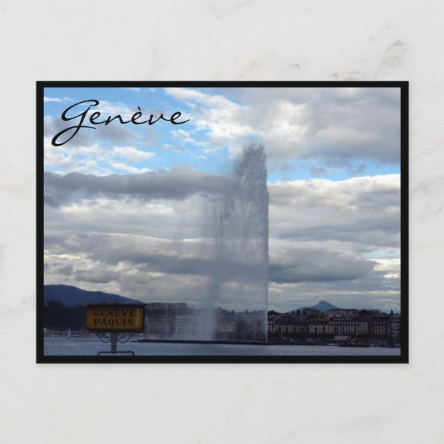Carte Postale genève (Devant)