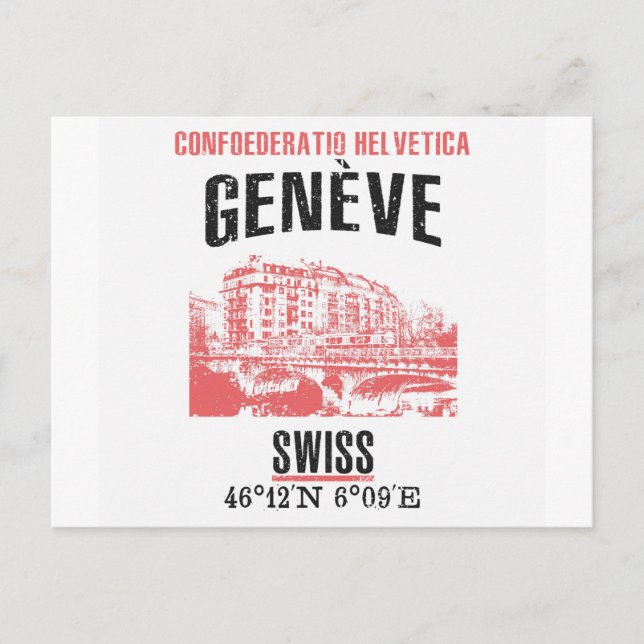 Carte Postale Genève (Devant)