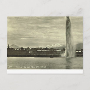 Carte Postale Geneve, Le Jet d'eau, c.1910