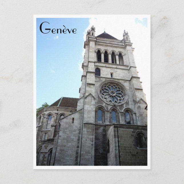 Carte Postale genève saint peters (Devant)