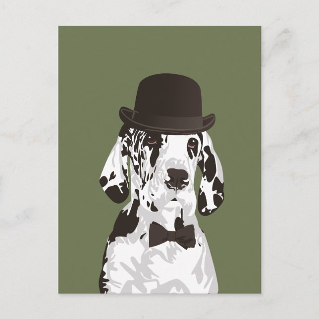 Carte Postale Génial chien Danse pour Amoureux de les chiens (Devant)