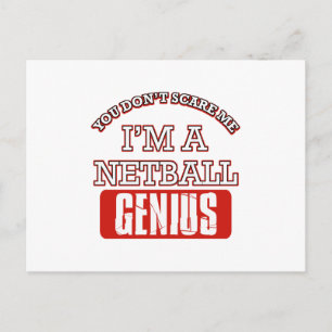 Carte Postale génie du netball