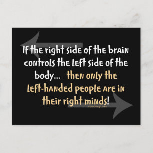 Carte Postale Gens gauchers