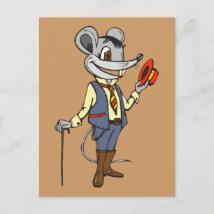 Carte Postale Gentleman Mouse