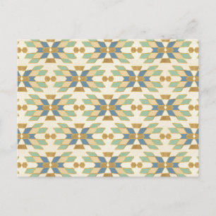 Carte Postale Geo Step extérieur   Motif tribal
