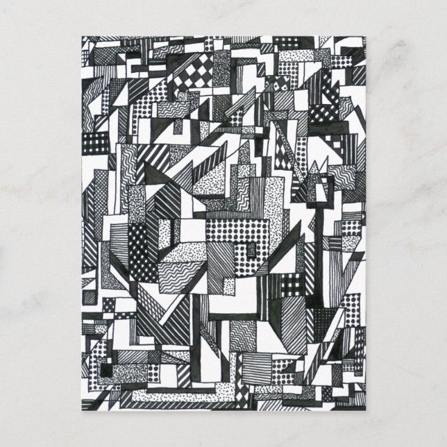 Carte Postale Géométrie émergente (Devant)