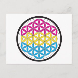 Carte Postale géométrie sacrée de pan