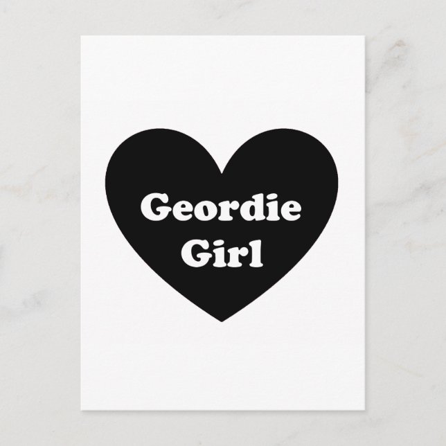 Carte Postale Geordie Girl (Devant)