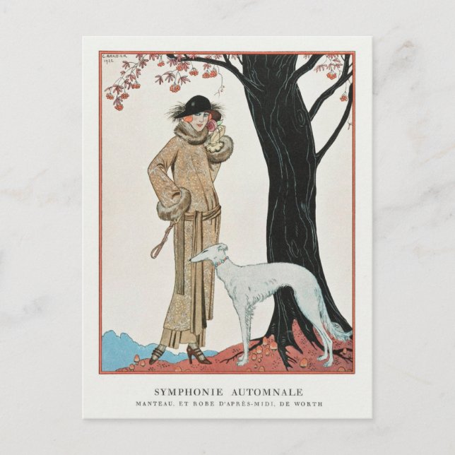 Carte postale George Barbier (Devant)