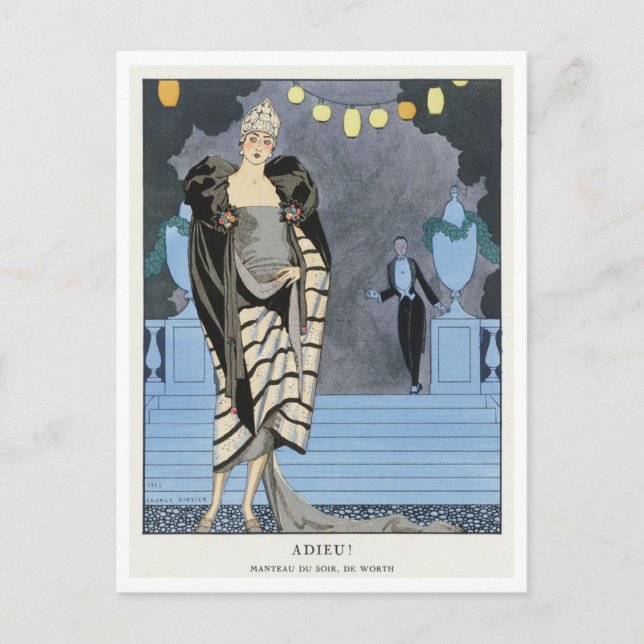 Carte postale George Barbier (Devant)