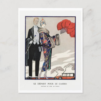 Carte postale George Barbier Vintage