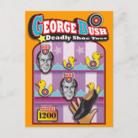 George Bush - Reporter Shoe Throw Attack !