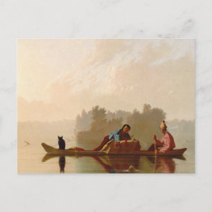 Carte Postale George Caleb Bingham - Les traders De Fourrures De