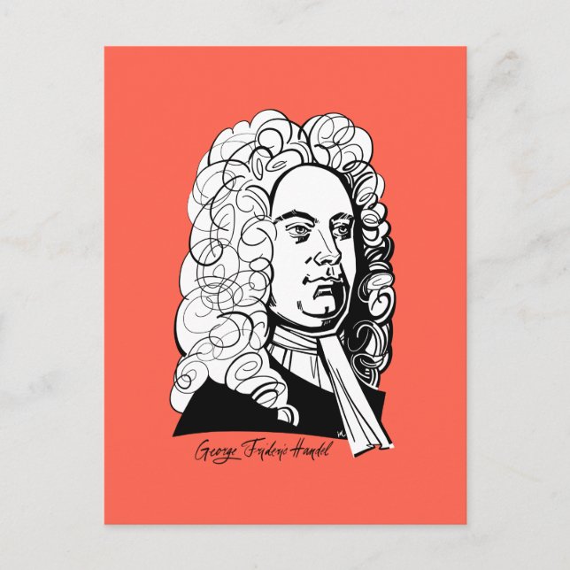 Carte Postale George Frideric Handel (Devant)