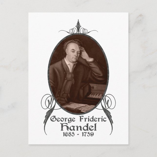 Carte Postale George Frideric Handel (Devant)