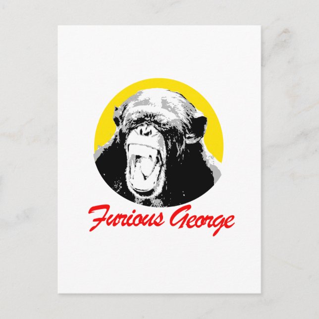 Carte Postale George furieux (Devant)