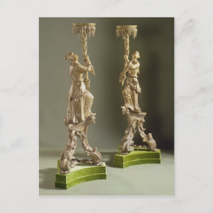 Carte Postale George II chinoiserie torcheres, vers 1750