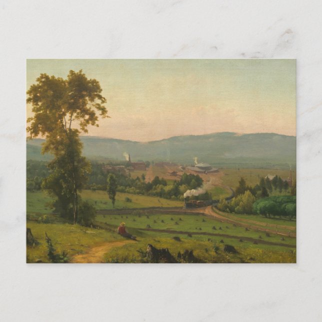Carte Postale George Inness - La vallée de Lackawanna (Devant)