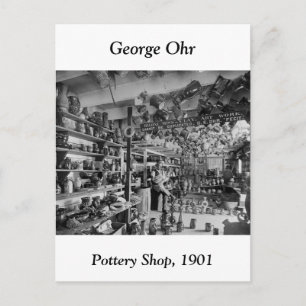 Carte Postale George Ohr Pottery Shop, 1901