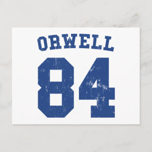 Carte postale George Orwell 1984 Jersey