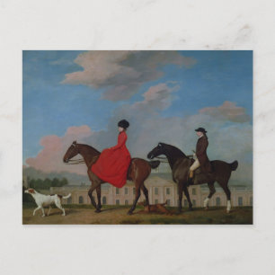 Carte Postale George Stubbs   John and Sophia Dessin riding at
