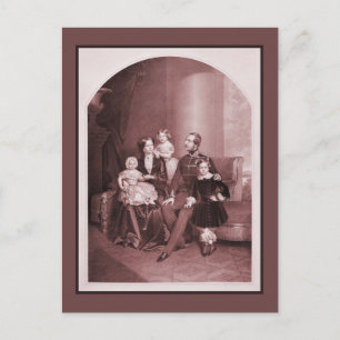 Carte Postale George V de Hanovre et sa famille