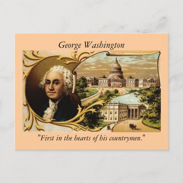 Carte postale George Washington (Devant)