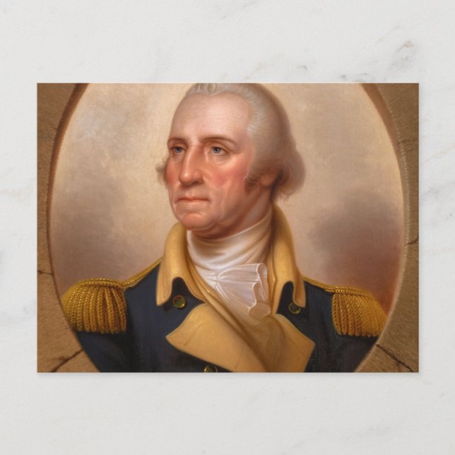 Carte Postale George Washington, la probabilité nationale standa (Devant)