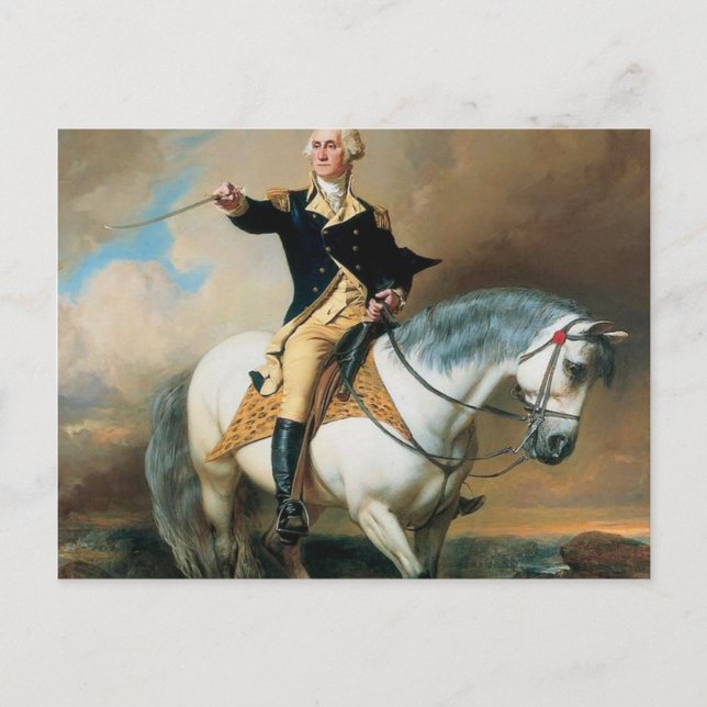 Carte Postale George Washington Taking (Devant)