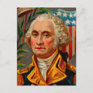 Carte Postale George Washington Vintage
