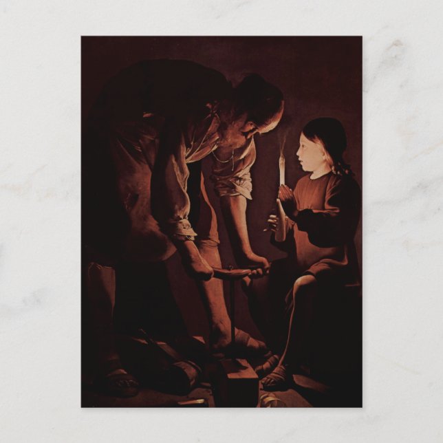 Carte Postale Georges de La Tour Art (Devant)