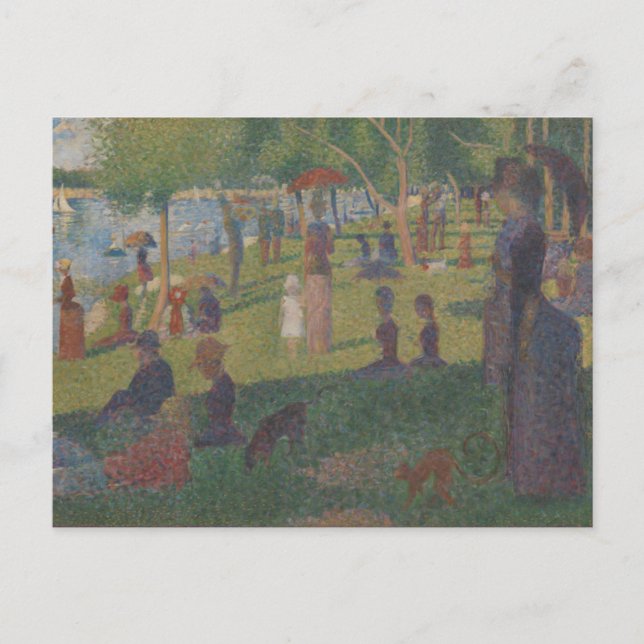 Carte Postale Georges Pierre Seurat | Etudier pour un dimanche s (Devant)