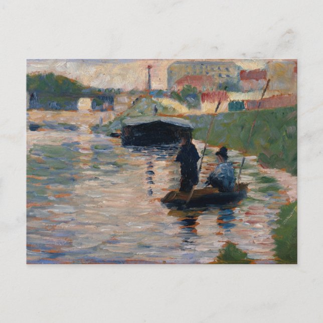 Carte Postale Georges Pierre Seurat | Vue sur la Seine (Devant)