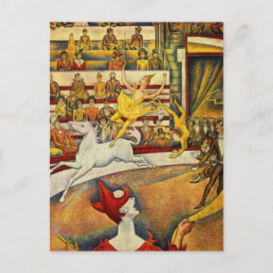 Carte Postale Georges Seurat - Der Zirkus - Cirque