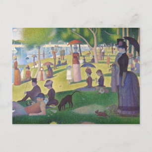 Carte Postale Georges Seurat dimanche après-midi Art