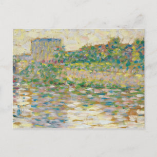 Carte Postale Georges Seurat - La Seine à Courbevoie