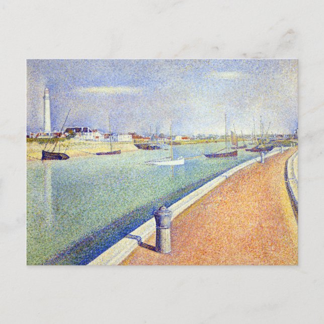 Carte Postale Georges Seurat Le canal des Gravelines, Petit Fo (Devant)