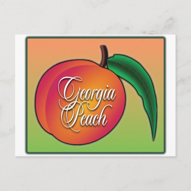 Carte Postale Georgia Peach (Devant)